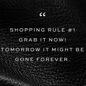 Grab it now! Tomorrow might be gone forever.